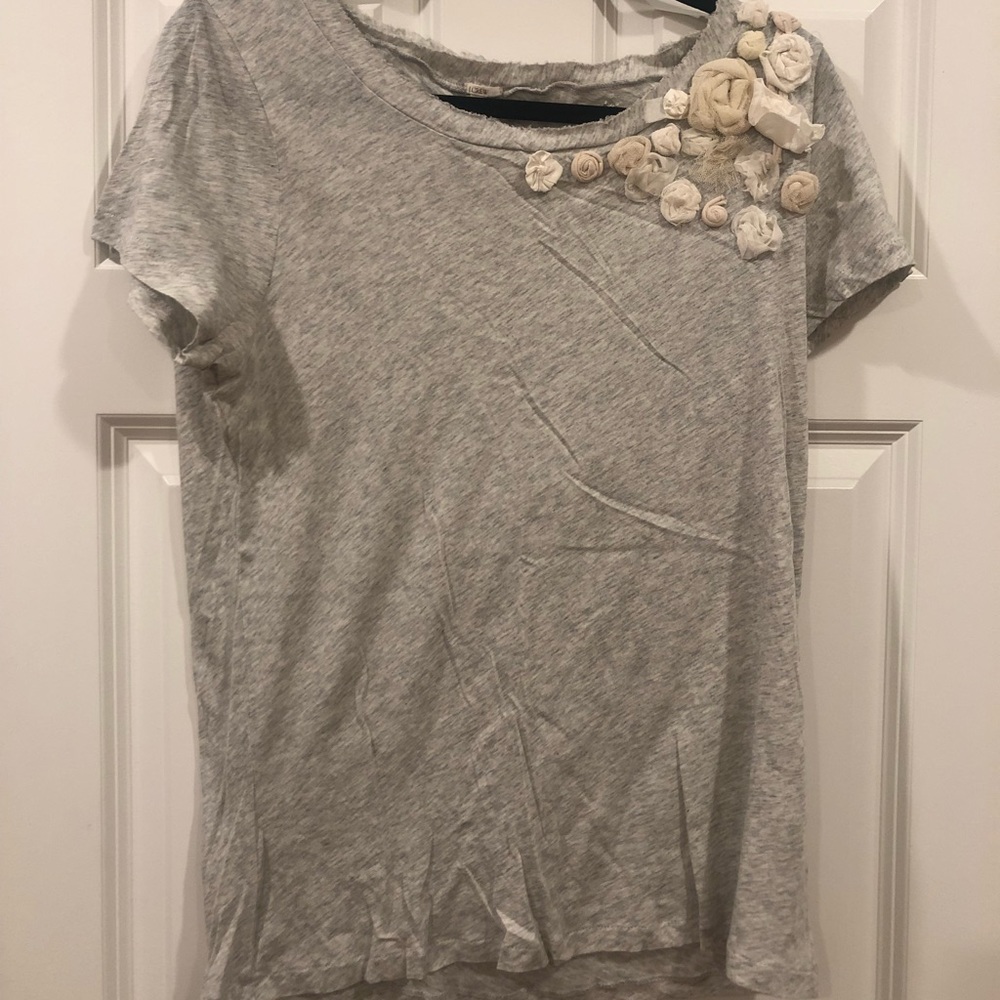 Vintage never worn Jcrew T-shirt with flowers
